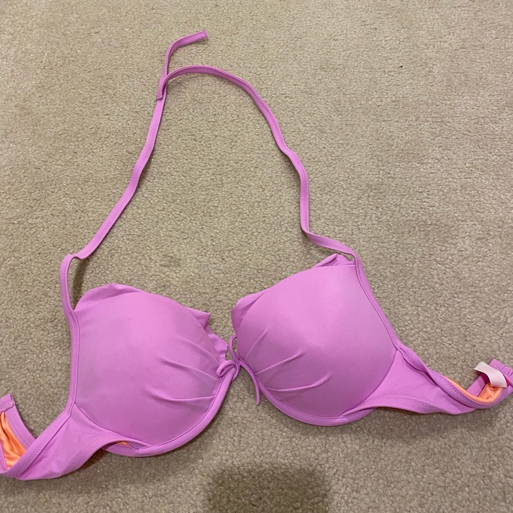 Purple bikini top